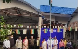 महात्मा गाँधी अंतरराष्ट्रीय हिंदी विश्वविद्यालय के कोलकाता केंद्र में मना गणतंत्र दिवस