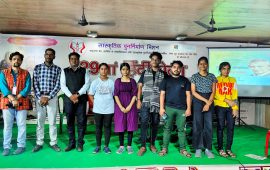 हिंदी मेला में कविताओं पर चित्र प्रतियोगिता में दिखा उत्साह